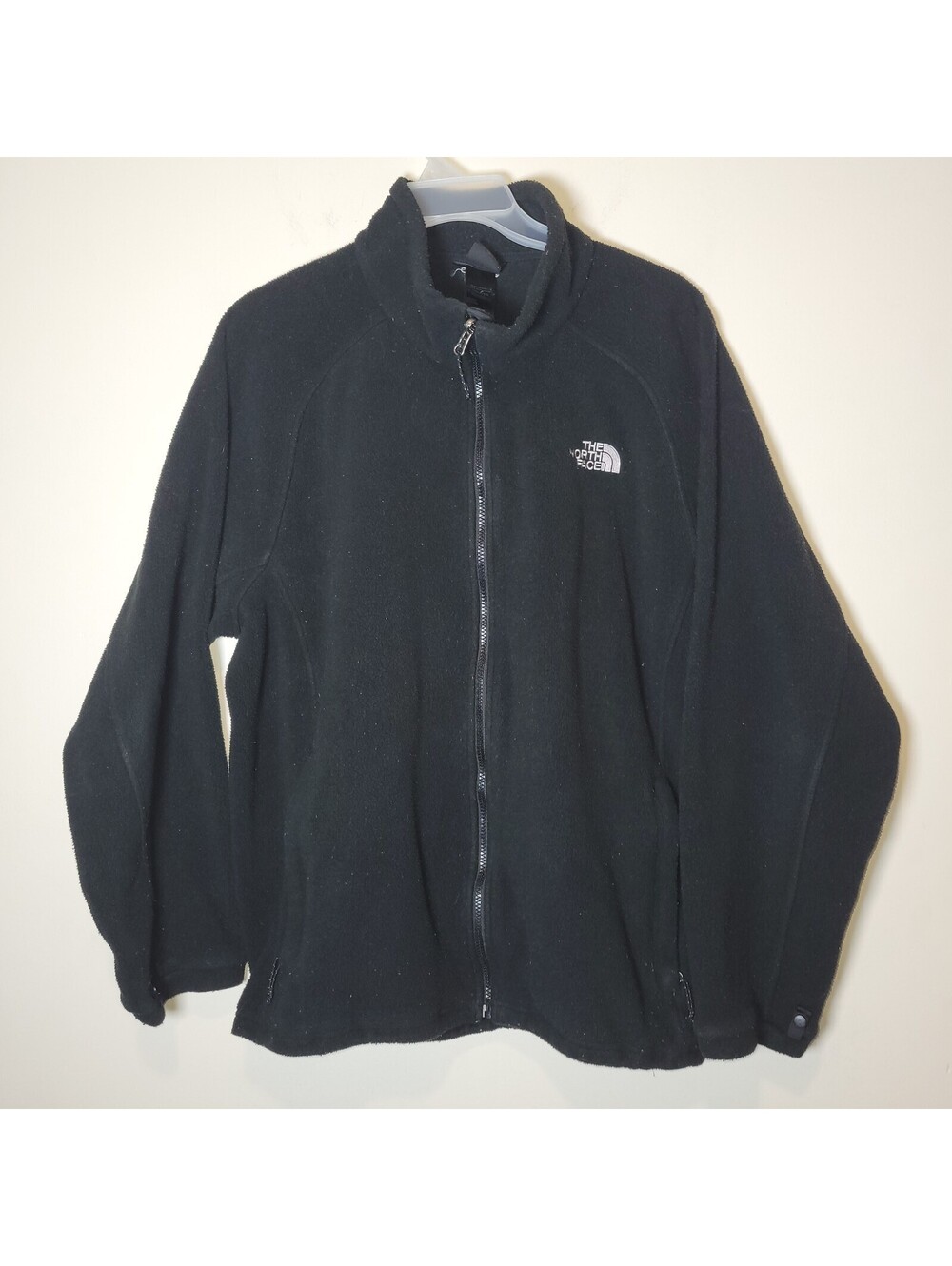 The North Face Men's Black Full Zip Fleece Jacket Coat Size XXL/2TG Outdoor Warm